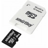 micro SDXC карта памяти Smart Buy 64GB Pro Class 10 U3 R/W:90/70 MB/s (с адаптером SD)