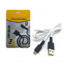 Кабель MRM MR88i for MicroUSB 3A 1,2m white (B4643) силикон