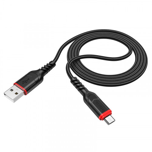 Кабель HOCO X59 USB - micro USB, 2.4A, 2 метр, black