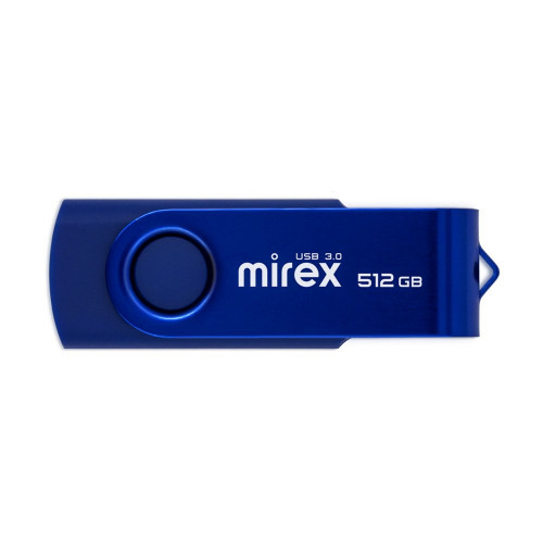 USB 3.0 флэш-накопитель 512 ГБ Mirex SWIVEL DEEP BLUE 512GB (ecopack)