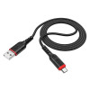 Кабель HOCO X59 USB - micro USB, 2.4A, 1 метр, black