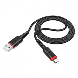 Кабель HOCO X59 USB - micro USB, 2.4A, 1 метр, black