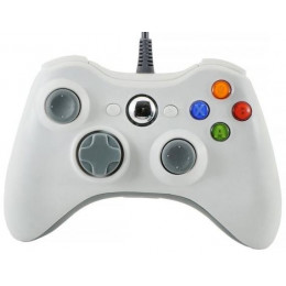 Х-BOX 360 Геймпад проводной (Белый)