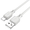 Кабель HOCO X101 USB - Type-C, 3A, 1м, (Силиконовый), gray