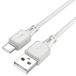 Кабель HOCO X101 USB - Type-C, 3A, 1м, (Силиконовый), gray