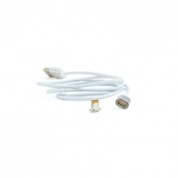 Кабель магнитный USB 2.0 Cablexpert CC-USB2-AMMg-1M, для адаптеров TypeC - microBM 5P - iPhone lightning, 1м, алюминиевые разъемы, коробка