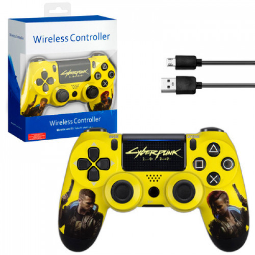 Геймпад DualShock 4 v2 реплика (№15 Cyberpunk)