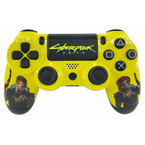 Геймпад DualShock 4 v2 реплика (№15 Cyberpunk)