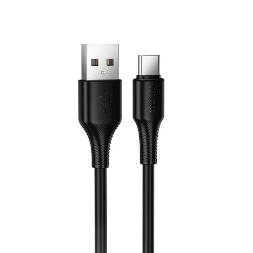 Кабель HOCO X120 USB - Type-C 1 метр 3.0A черный