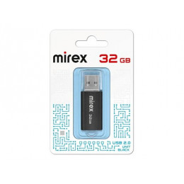 USB флэш-накопитель 32 ГБ Mirex UNIT BLACK 32GB (ecopack)