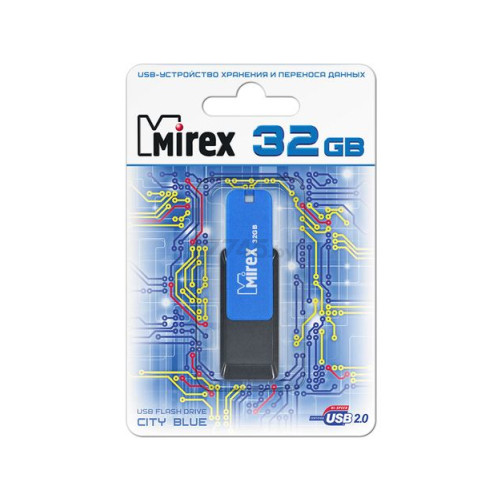 Mirex Color Blade City 32GB (синий) [13600-FMUCIB32]