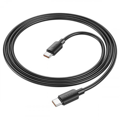 Кабель HOCO X96 Type-C(m) to Type-C(m) , черный (1.0м, 100W)(нейлон)