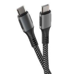 Кабель Olmio PD, Type-C/Type-C (65W), черный