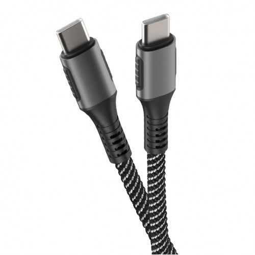 Кабель Olmio PD, Type-C/Type-C (65W), черный