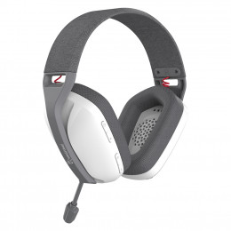 Наушники полноразмерные SmartBuy DESTROYER 2 игровые, 2.4G, Bluetooth, AUX, Type-C, 40мм, бело-серые(SBHG150)