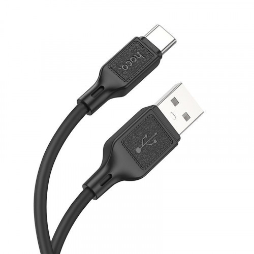 Кабель HOCO X90 USB - Type-C, 3A, 1м, (Силиконовый), black