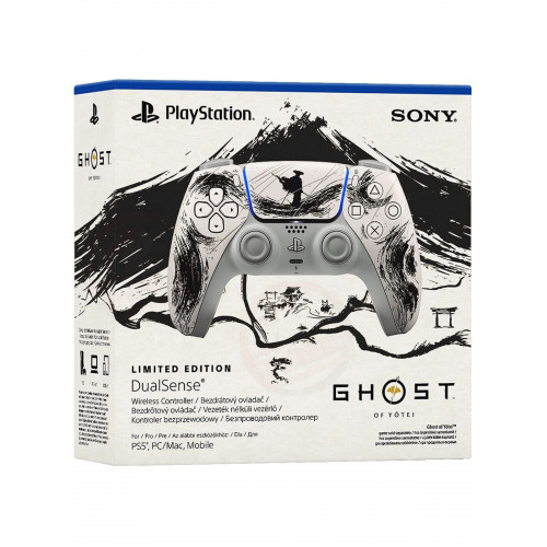 Геймпад Sony DualSense (Ghost of Yotei Black Limited Edition) (PS5)