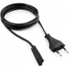 Кабель питания Cablexpert PC-184-VDE-1.8M, CEE 7/16-C7, VDE, 2х0.75мм2, 2.5A, 1.8м, черный, пакет
