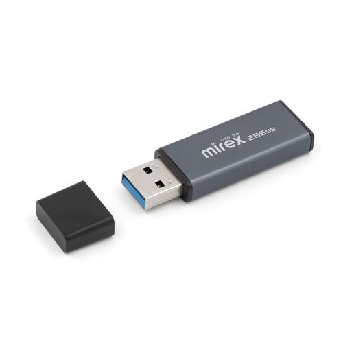 USB 3.0 флэш-накопитель 256 ГБ Mirex STIFF GRAY 256GB (ecopack)