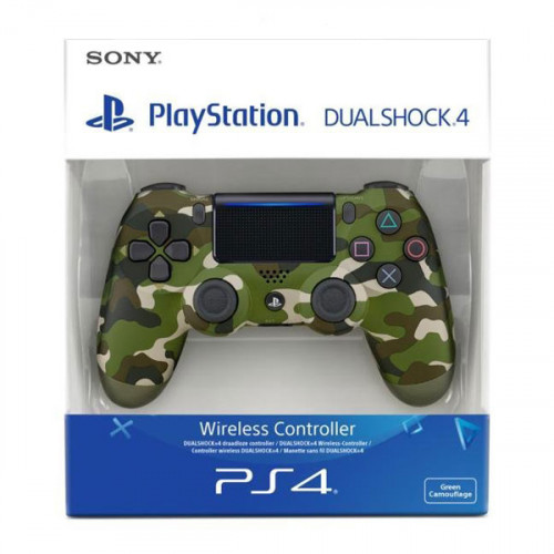 PS4 Геймпад Беспроводной DualShock (Сhina) (G2) Camouflage Green Trade-in / Б.У.