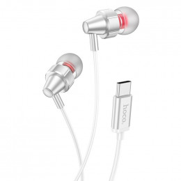 Наушники HOCO M90 с микрофоном (Type-C), цвет Silver