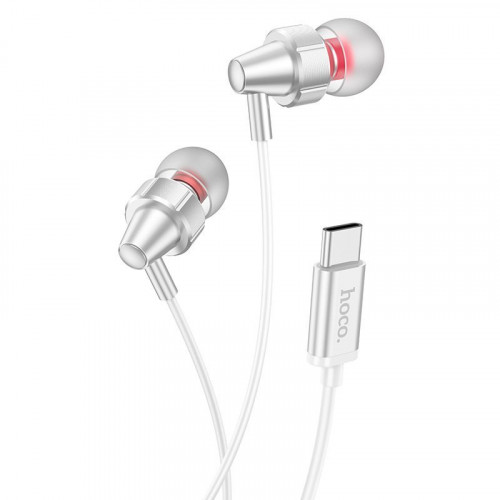 Наушники HOCO M90 с микрофоном (Type-C), цвет Silver