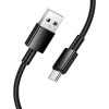 Кабель HOCO X119 USB - Type-C, 3A, 1м, black (в оплетке вязаный) 1/31