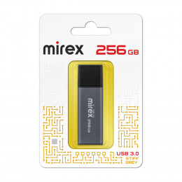 USB 3.0 флэш-накопитель 256 ГБ Mirex STIFF GRAY 256GB (ecopack)