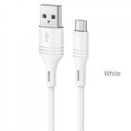 Кабель NTM G6 Micro силиконовый 1000mm белый