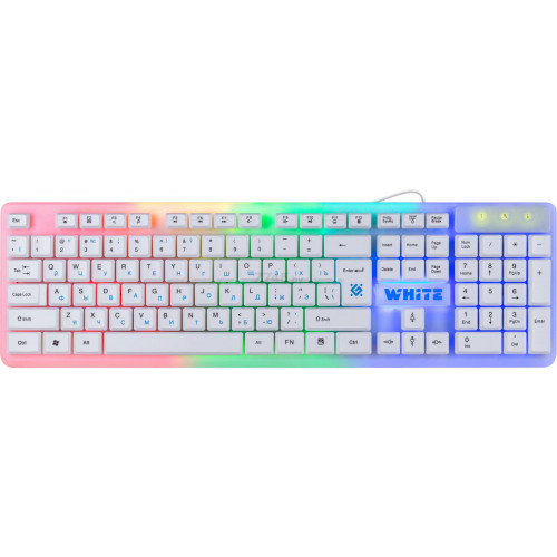 Клав-ра Defender GK-172 игровая проводная USB 1.5м, white
