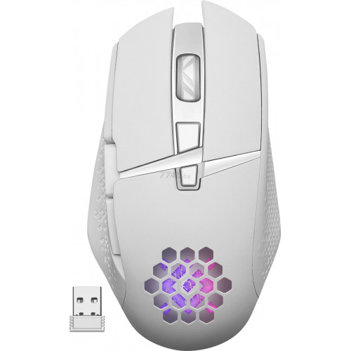 Беспроводная игровая мышь Defender Glory GM-514 белый,LED,7D,400 мАч,3200dpi (Страна происхождения Китай) Артикул 52513
