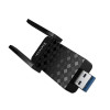 Адаптер беспроводной WI-FI HOCO HI34 2.4G/5G 600Мбит USB с антенной черный