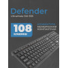 Клав-ра Defender беспроводная SM-535 RU UltraMate,черный,мультимедиа