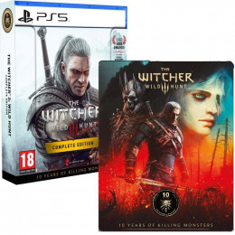 Ведьмак 3: Дикая Охота - 10 Years Killing Monsters Limited Steelbook Edition [PS5, русская версия]