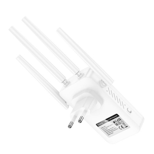 WiFi Усилитель сигнала HOCO Hi35 220V 300 Мбит/с White(Repeater)