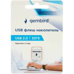 Gembird GFL-2.0-32mini 32Gb (белый)