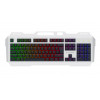 Клавиатура игровая проводная Gembird KB-G710M-S, 104кл, 12Fn, MultiRainbow, метал.корпус, 19кл anti-ghosting, 1.5м, серебристый/черный