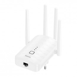 WiFi Усилитель сигнала HOCO Hi35 220V 300 Мбит/с White(Repeater)