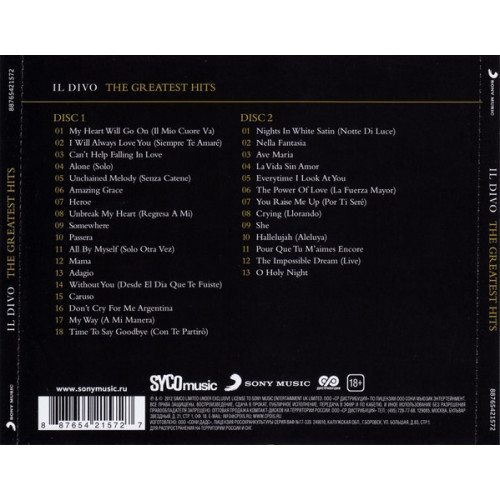 IL DIVO STAR MARK GH 2CD (Star Mark)