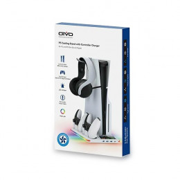 Подставка для PlayStation 5 с подсветкой, охлаждением и зарядкой (OIVO IV-P5364X) (PS5)