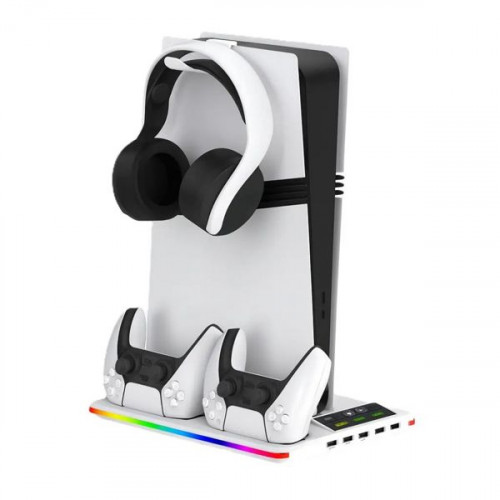 Подставка для PlayStation 5 с подсветкой, охлаждением и зарядкой (OIVO IV-P5364X) (PS5)