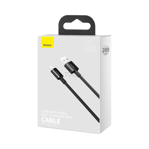Кабель Baseus Superior Series Fast Charging Data USB to Type-C 66W 1м черный