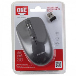 Опт. беспр. мышь SB 345 AG серая