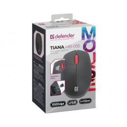 Опт. беспр. мышь Defender Tiana MB-055 черая, бесшумн