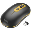 Опт. беспр. мышь HOCO GM21 Platinum 2.4G business wireless black yellow