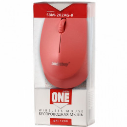 Опт. беспр. мышь SB 202AG-R розовая