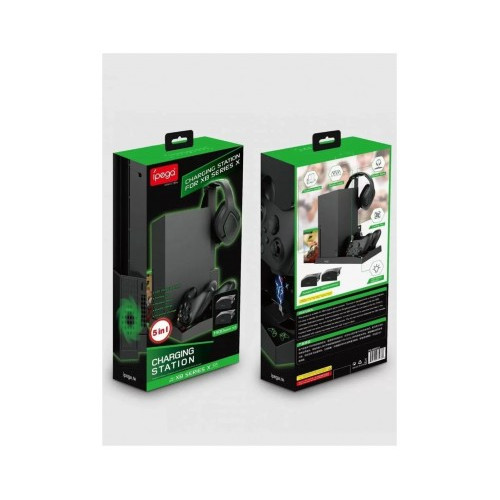 XBox Series X Multi-Functional Stand + Battery pack PG-XBX0131400mAH Black (2шт) PG-XBX013 Trade IN / Б.У.