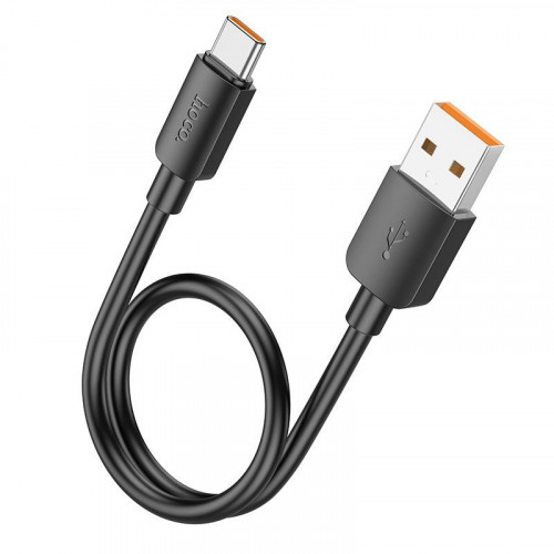 Кабель HOCO X96 USB - Type-C(m) , черный (0,25м, 100W)
