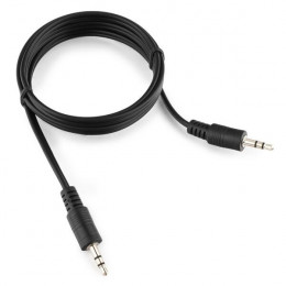 Кабель аудио Cablexpert CCA-404-2M, Jack 3.5(M)/Jack 3.5(M), 3pin, 2м, черный, пакет