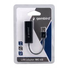 Сетевой адаптер Ethernet Gembird NIC-U2 USB 2.0 - Fast Ethernet adapter